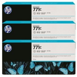 HP B6Y38A (771C) Lıght Gray 3Pk Plotter Cartridge - DesignJet Z6200 