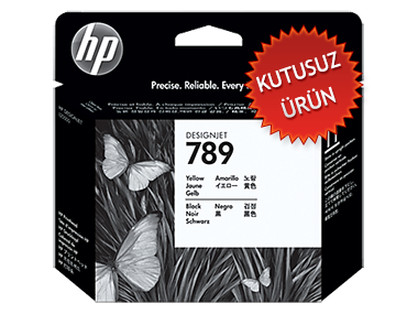 HP CH612A (789) Sarı-Siyah Orjinal Baskı Kafası - L25500 (U) (T9593) - 1