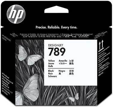 HP CH612A (789) Sarı-Siyah Orjinal Kafa Kartuşu - L25500 (T1685) - 1