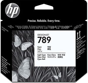 HP CH613A (789) Mavi-Açık Mavi Orjinal Kafa Kartuşu - L25500 (T2649) - 2