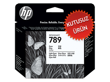 HP CH613A (789) Mavi-Açık Mavi Orjinal Baskı Kafası - L25500 (U) (T9594) - 1