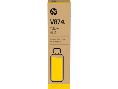 HP 7FN96A (V87XL) Yellow Original Ink Cartridge - T858 / T908