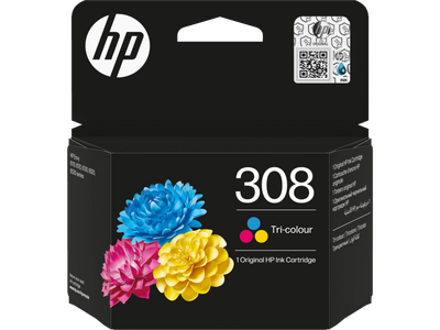 HP - HP 7FP20UE (308) Tricolor Original Cartridge - Envy 6110