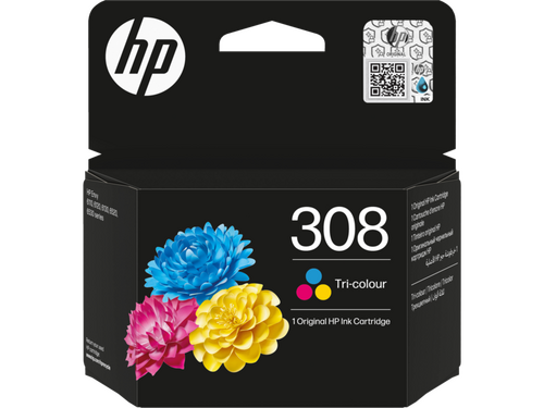 HP 7FP20UE (308) Üç Renkli Orjinal Kartuş - Envy 6110