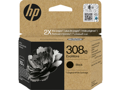 HP - HP 7FP22UE (308e) EvoMore Black Original Cartridge