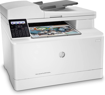 HP 7KW56A (MFP M183fw) Color LaserJet Pro MFP M183fw Wi-Fi + Tarayıcı + Fotokopi + Fax + Network + Renkli Yazıcı (T16908) - 3