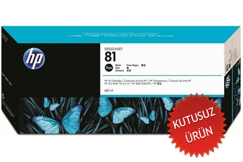 HP C4930A (81) Siyah Orjinal Kartuş - DesignJet 5000 / 5500 (U) (T2289) - 1