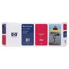 HP C4932A (81) Magenta Original Cartridge - DesignJet 5000 / 5500 (B) 