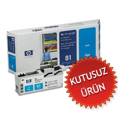 HP C4951A (81) Cyan Original Head Cartridge - DesignJet 5000 / 5500 (Wıthout Box)