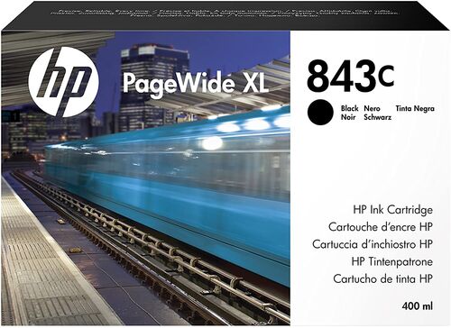 HP C1Q65A (843C) Siyah Orjinal Kartuş - PageWide XL4000 (T14708) - 1