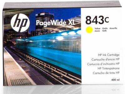 HP C1Q68A (843C) Yellow Original Cartridge - PageWide XL4000 