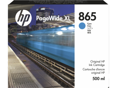 HP - HP 865 (3ED85A) Mavi Orjinal Kartuş - PageWide XL 5200