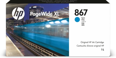 HP 867 (3ED93A) Mavi Orjinal Kartuş - PageWide XL 5200 - 1