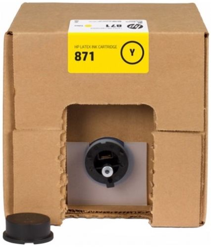 HP G0Y81C (871C) Yellow Original Latex Cartridge - Latex 370 - 1