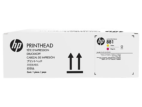 HP CR327A (881) Sarı-Kırmızı Lateks Baskı Kafası - Lateks 1500 (T7004) - 2