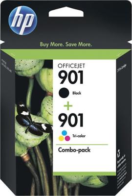 HP CN069FN (901) Black + Color Multıpack Original Cartridge - J4580 / J4680 