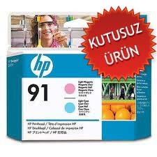 HP C9462A (91) Açık Mavi-Açık Kırmızı Orjinal Kafa Kartuşu - Designjet Z6100 (U) (T1286) - 1