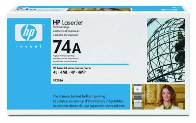 HP 92274A (74A) Black Original Toner - Laserjet 4L (B) - 2