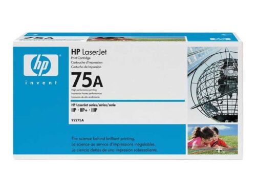 HP 92275A (75A) Black Color Toner - LaserJet IIp / IIIp (B) - 2