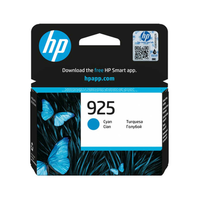 HP - HP 925 (4K0V6PE) Cyan Original Cartridge - Pro 8120