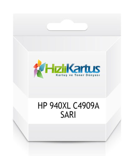 HP C4909A (940XL) Sarı Muadil Kartuş - Pro 8000 / 8500 (T10611) - 1