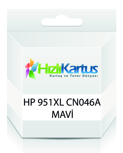 HP CN046A (951XL) Mavi Muadil Kartuş - Pro 8600 (T203) - 1