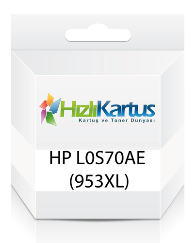 HP L0S70AE (953XL) Siyah Muadil Kartuş - OfficeJet Pro 7720 - 1