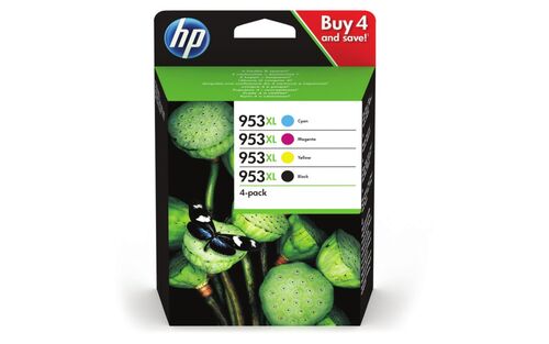 HP 3HZ52AE (953XL) 4Pk Original Cartridge High Capacity - OfficeJet Pro 7720 - 1