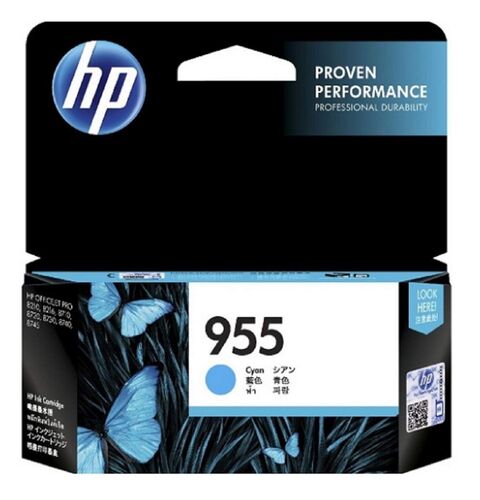 HP L0S51A (955) Cyan Original Cartridge - OfficeJet Pro 8210 - 1