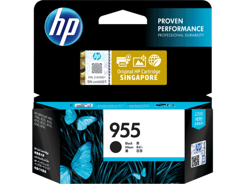 HP L0S60A (955) Black Original Cartridge - OfficeJet Pro 8210 - 1