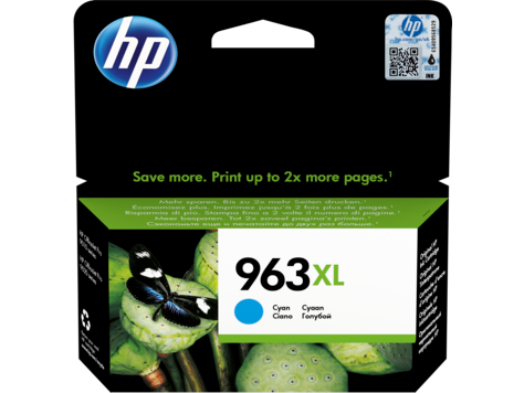 HP 3JA27AE (963XL) Cyan Original Cartridge High Capacity - OfficeJet Pro 9010 - 1