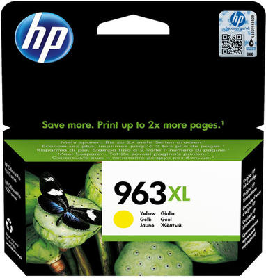 HP 3JA29AE (963XL) Sarı Orjinal Kartuş Yüksek Kapasite - OfficeJet Pro 9010 (T11262) - 1