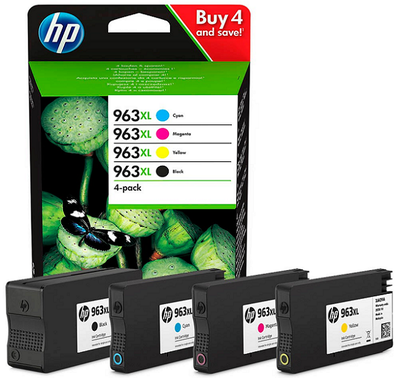 HP 3YP35AE (963XL) CMYK 4Pk Original Set Cartridge - OfficeJet Pro 9010 