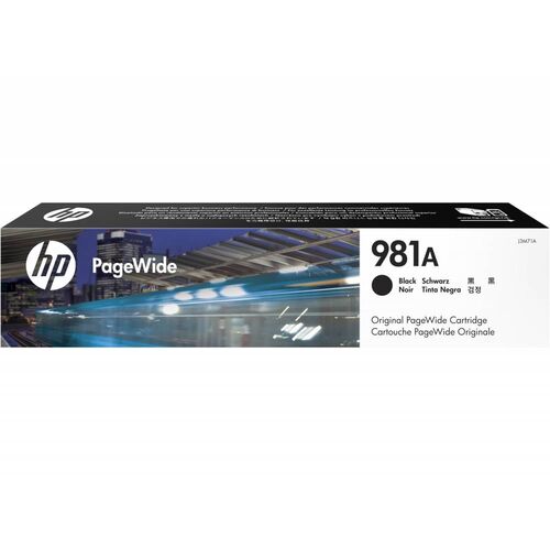 HP J3M71A (981A) Black Original Cartridge - PageWide 556dn / MFP586z 