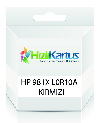 HP L0R10A (981X) Kırmızı Muadil Kartuş Yüksek Kapasite - PageWide 556dn / MFP586z (T16673) - 1