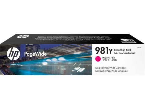 HP L0R14A (981Y) Magenta Original Cartridge - PageWide 556dn / MFP586z - 1