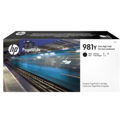 HP L0R16A (981Y) Black Original Cartridge - PageWide 556dn / MFP586z 