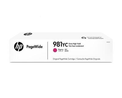 HP L0R18YC (981YC) Magenta Original Cartridge Extra High Capacity - PageWide 556dn / MFP 586z 