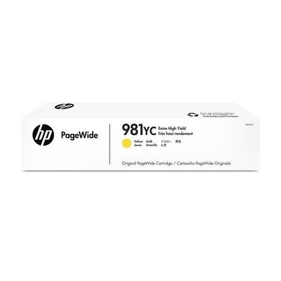 HP L0R19YC (981YC) Yellow Original Cartridge Extra High Capacity - PageWide 556dn / MFP586z 