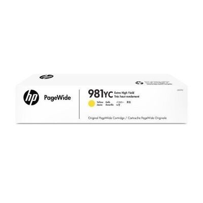 HP L0R19YC (981YC) Sarı Orjinal Kartuş Ekstra Yüksek Kapasite - PageWide 556dn / MFP586z (T13098) - 2