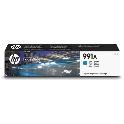 HP M0J74AE (991A) Cyan Original Cartridge - PageWide Pro 750dw / MFP 772dn - 1