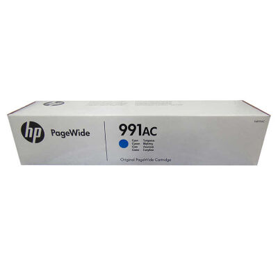 HP X4D10AC (991AC) Cyan Original Cartridge - PageWide Pro 750dw / MFP 772dn - 2