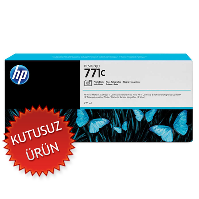 HP - HP B6Y13A (771C) Foto Siyah Plotter Kartuşu - DesignJet Z6200 (U)