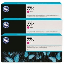 HP B6Y33A (771C) Magenta 3Pk Plotter Cartridge - DesignJet Z6200 