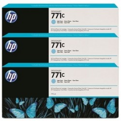 HP B6Y36A (771C) Lıght Cyan 3Pk Plotter Cartridge - DesignJet Z6200 