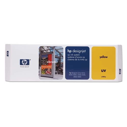 HP C1895A Yellow Original Cartridge - DesignJet 2000 / 2500 - 1