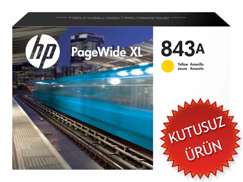 HP C1Q60A (843A) Sarı Orjinal Kartuş - Pagewide XL4100 (U) - 1