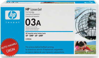 HP C3903A (03A) Black Original Toner (Damaged Box) 