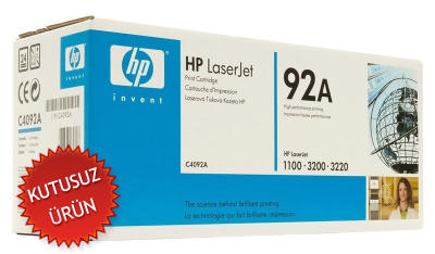 HP C4092A (92A) Black Original Toner - Laserjet 1100 (Without Box) 