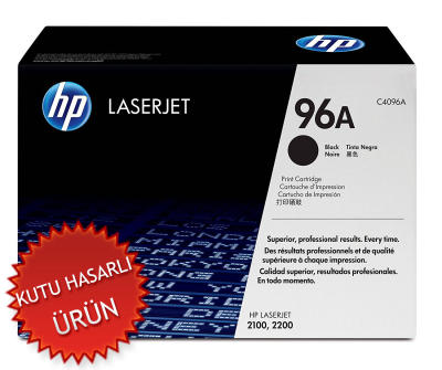 HP C4096A (96A) Black Original Toner - LaserJet 2100 (Damaged Box) 